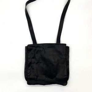 Frye Vintage Black Leather Small Messenger Bag